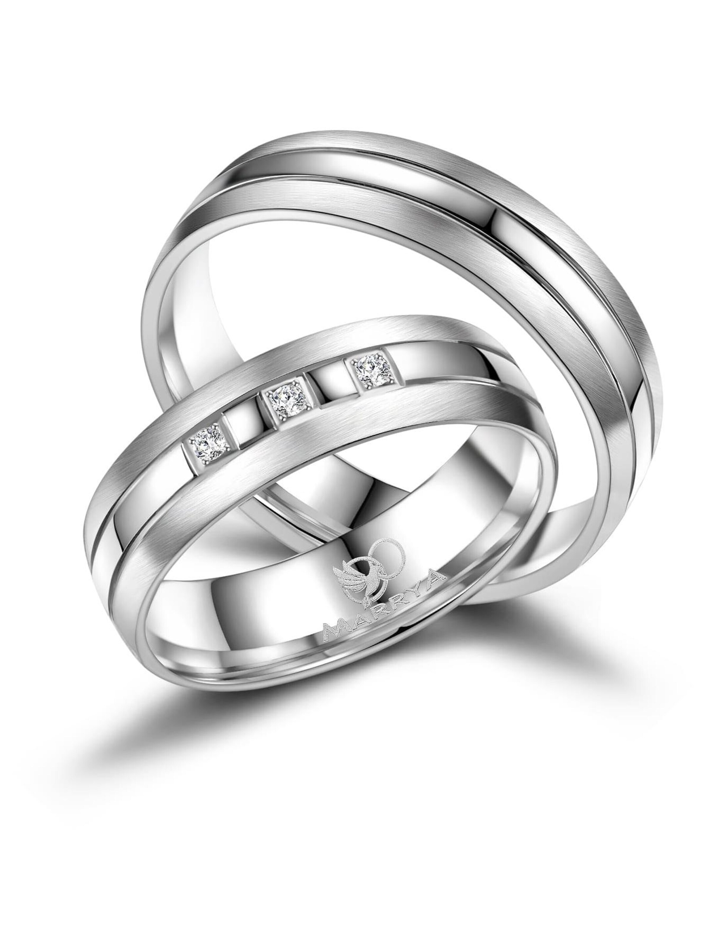 MARRYA - Anillo 'MARRYA SI-07 Ehering aus Silber' en plata