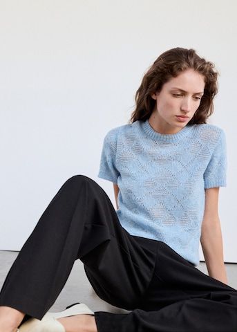 MANGO Trui 'LOUISE' in Blauw
