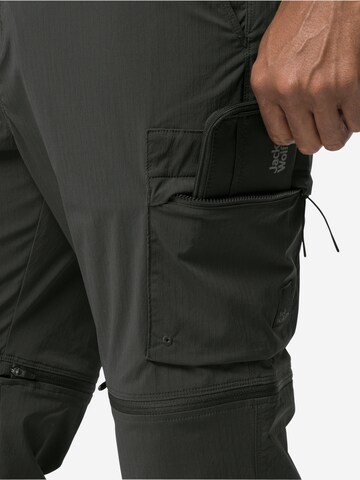 JACK WOLFSKIN Regular Outdoorhose in Schwarz