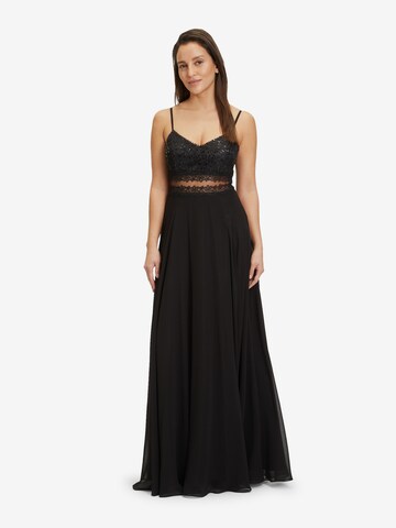 Vera Mont Evening Dress in Black: front