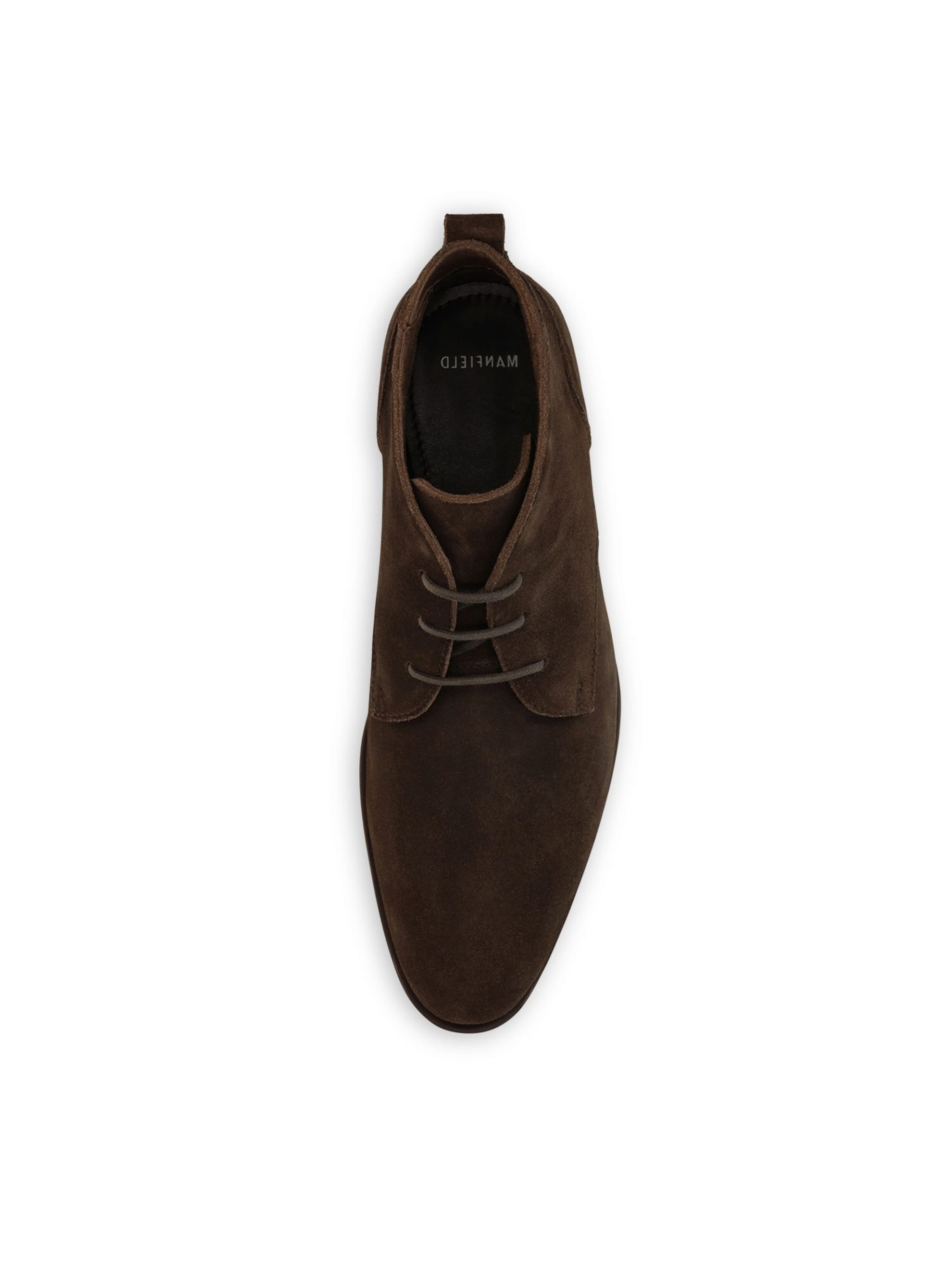 MANFIELD Lace-Up Boots in Brown