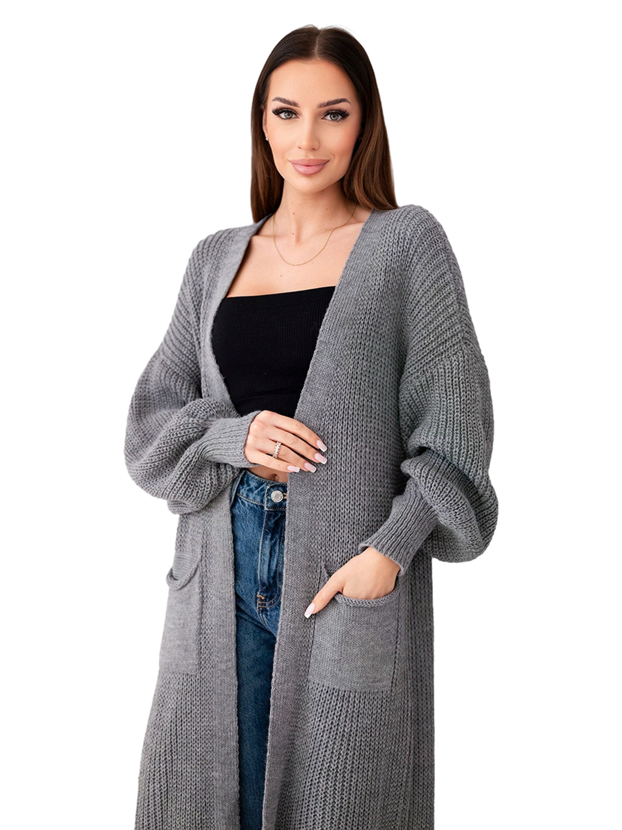 Lumera Kardigán 'Rubis' - Sivá