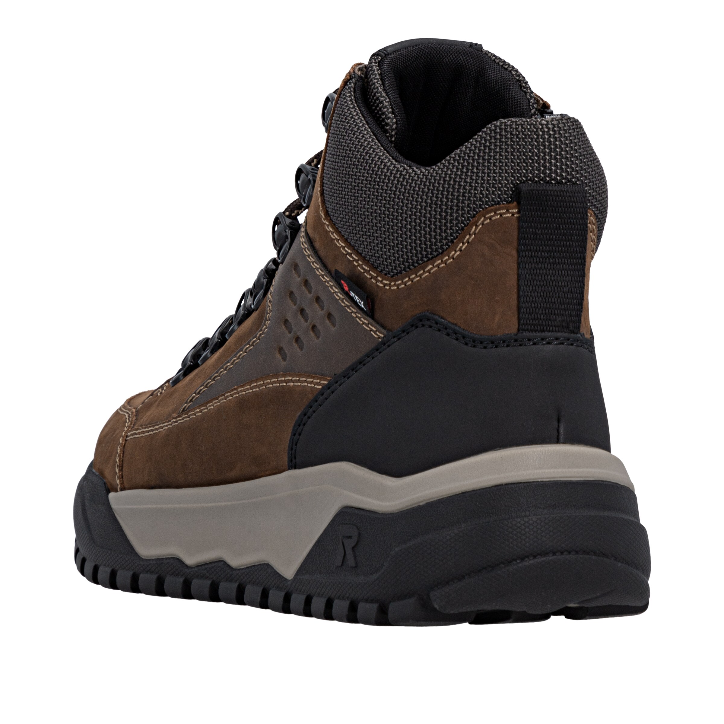 Stivale stringato 'U1570' di Rieker in marrone