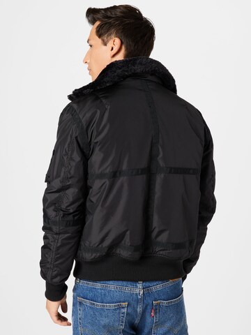 Coupe regular Veste mi-saison ALPHA INDUSTRIES en noir