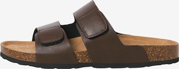 JACK & JONESNatikače s potpeticom 'JFWBRUNSWICK' - smeđa boja: prednji dio