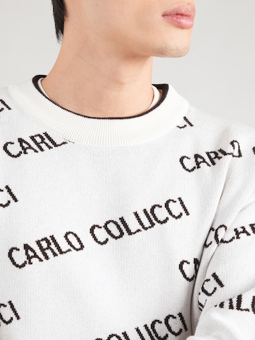 Carlo Colucci Pullover i hvid