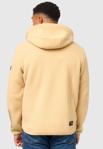 STONE HARBOUR Athletic Fleece Jacket in Beige