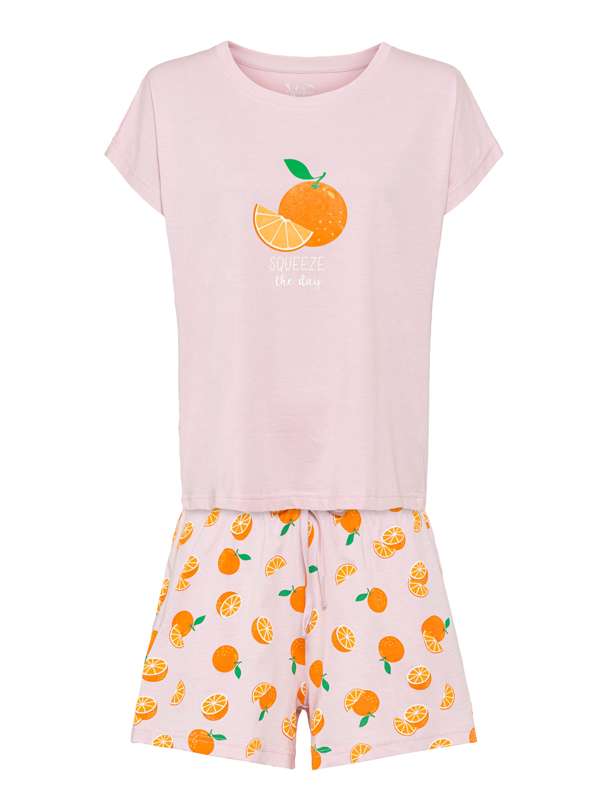 VIVANCE Pyžamo - oranžová / starorůžová, Produkt