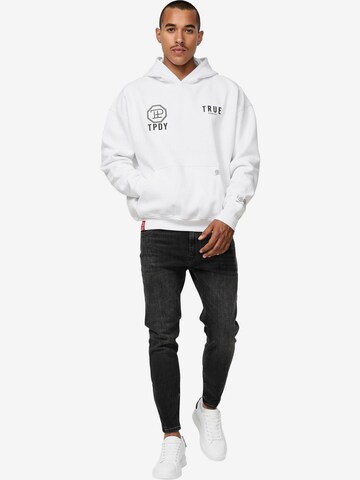 trueprodigy Sweatshirt 'Aaren' in Weiß