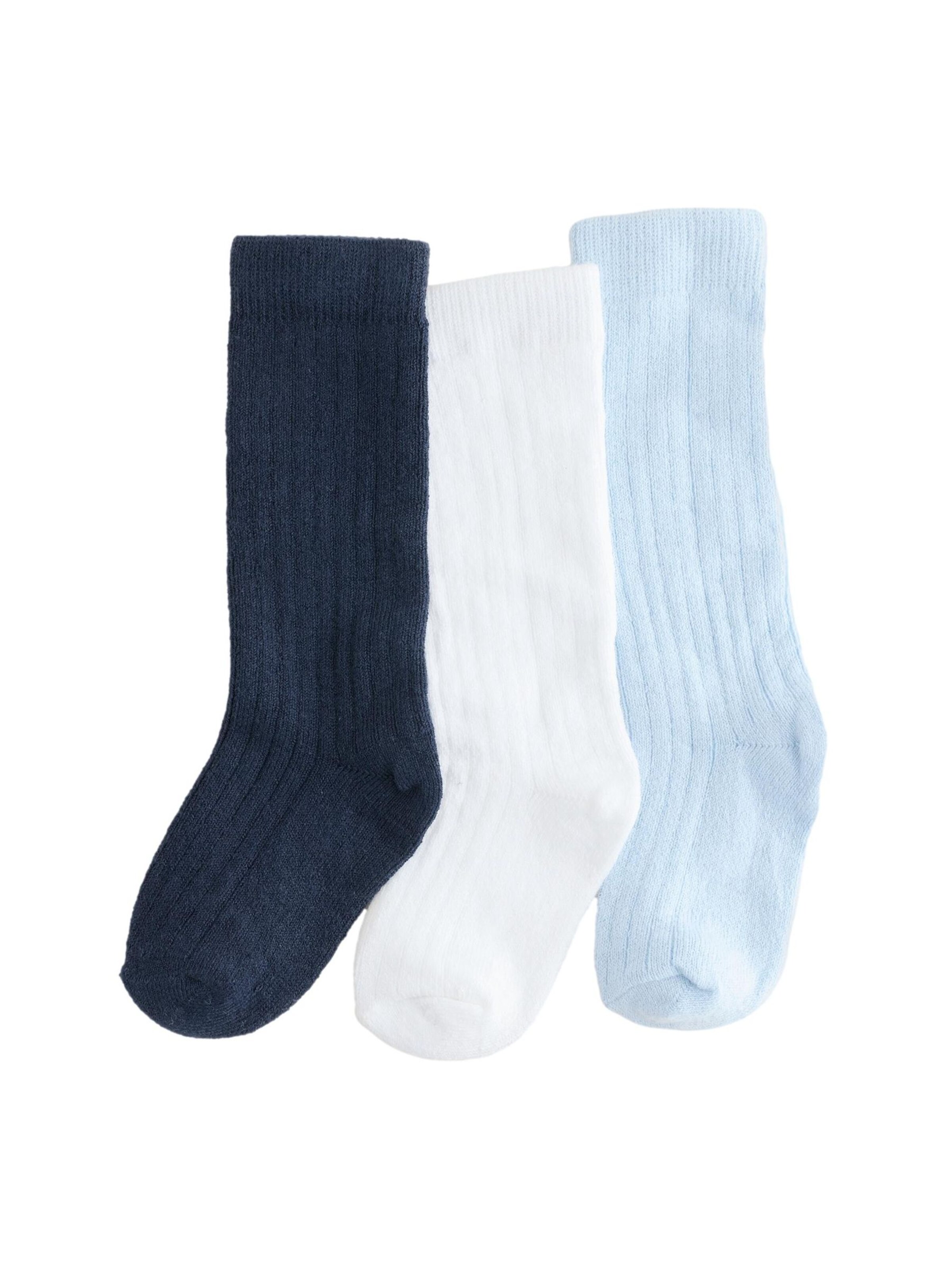 Next Socken in Blau: Vorderseite