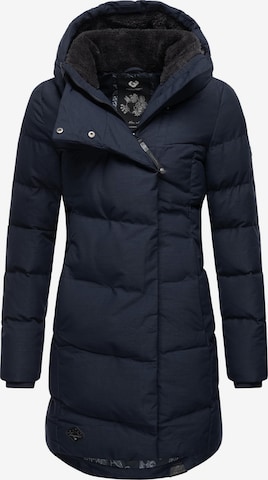 Ragwear Winter Coat 'Pavla' in Blue: front