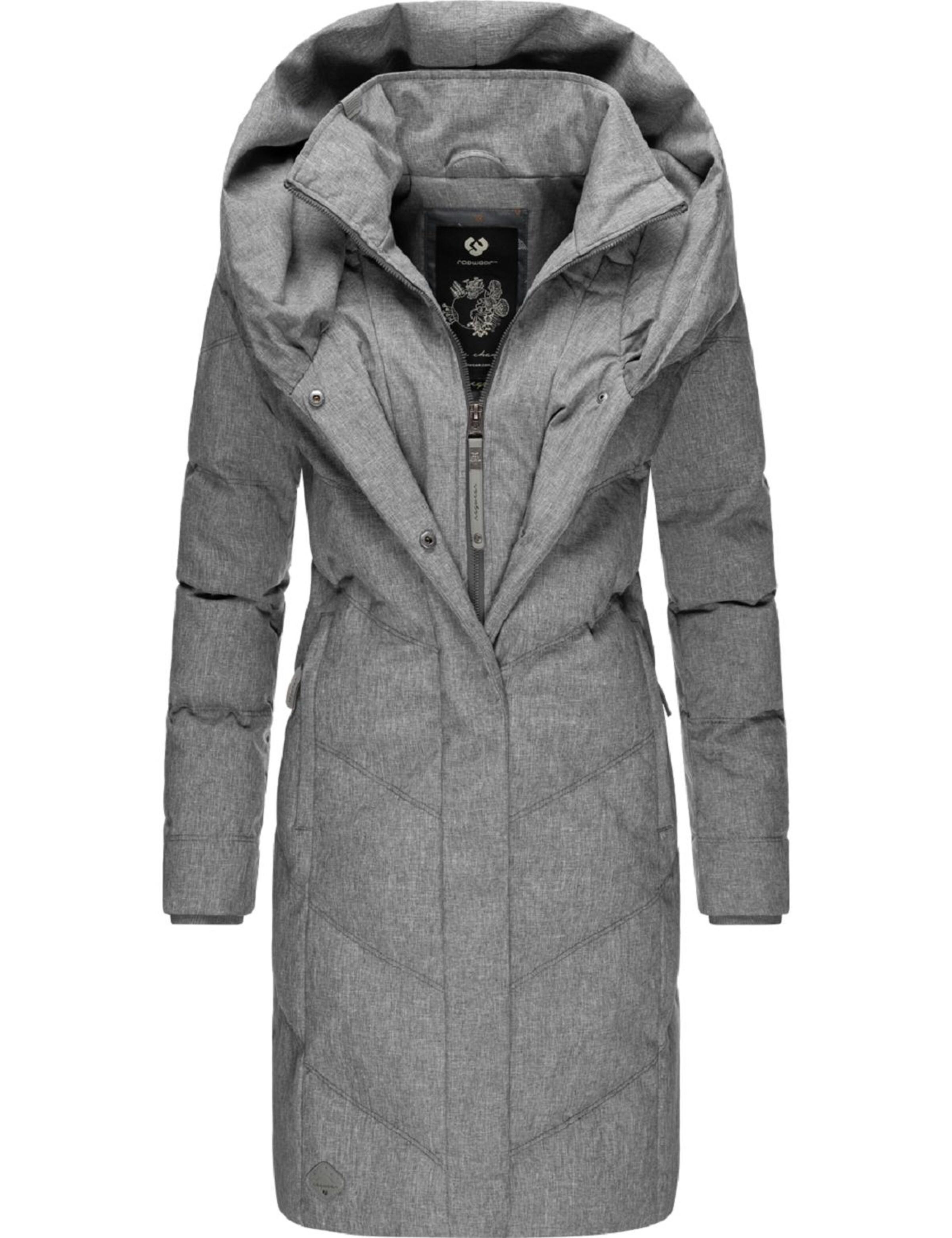Ragwear Wintermantel  'Natalka II Intl.' in Grau