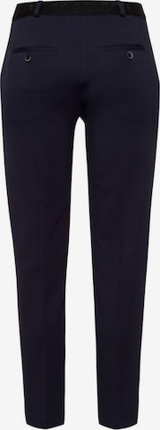 BRAX Slim fit Trousers with creases 'Maron' in Blue