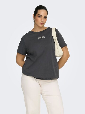 T-shirt 'CARLuca' ONLY Carmakoma en gris : devant