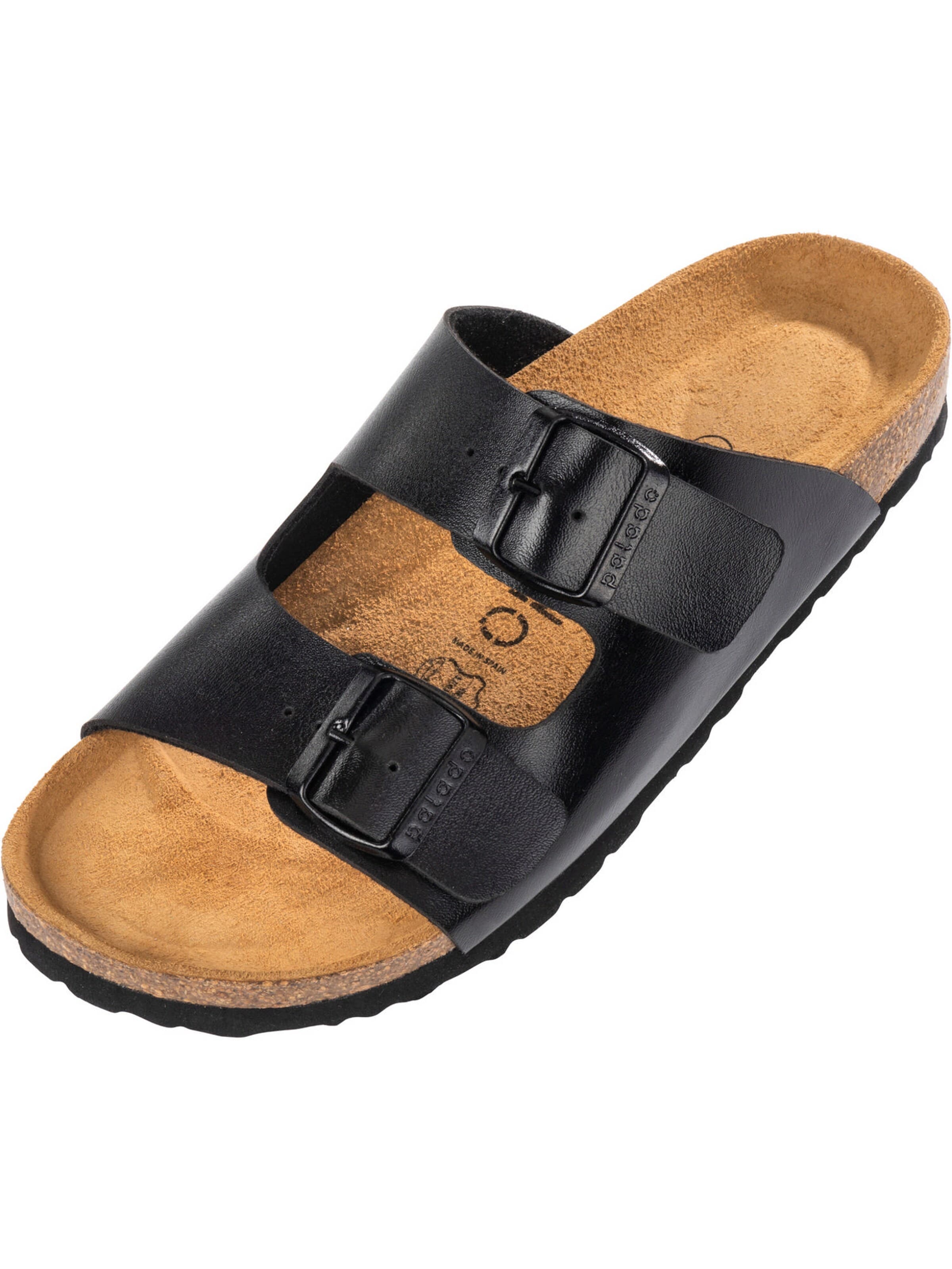 Palado Sandale 'Palado Korfu Metallic'‌‌‌‌‌‌‌‌‌ in Schwarz: Vorderseite