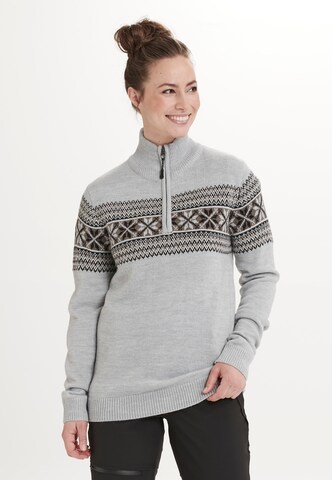 Whistler Strickpullover 'Flash' in Grau: predná strana