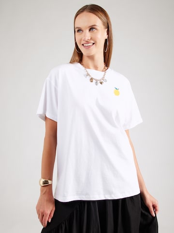 PIECES Shirt 'PCALIFI FASTTRACK' in Wit