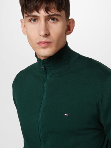 Geacă tricotată de la TOMMY HILFIGER pe verde