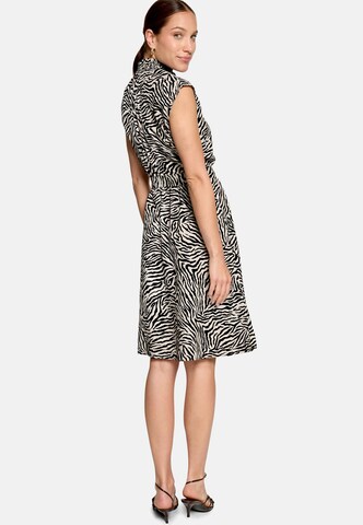 zero Midikleid mit Print. in Weiß