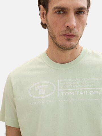 TOM TAILOR - Camiseta en verde