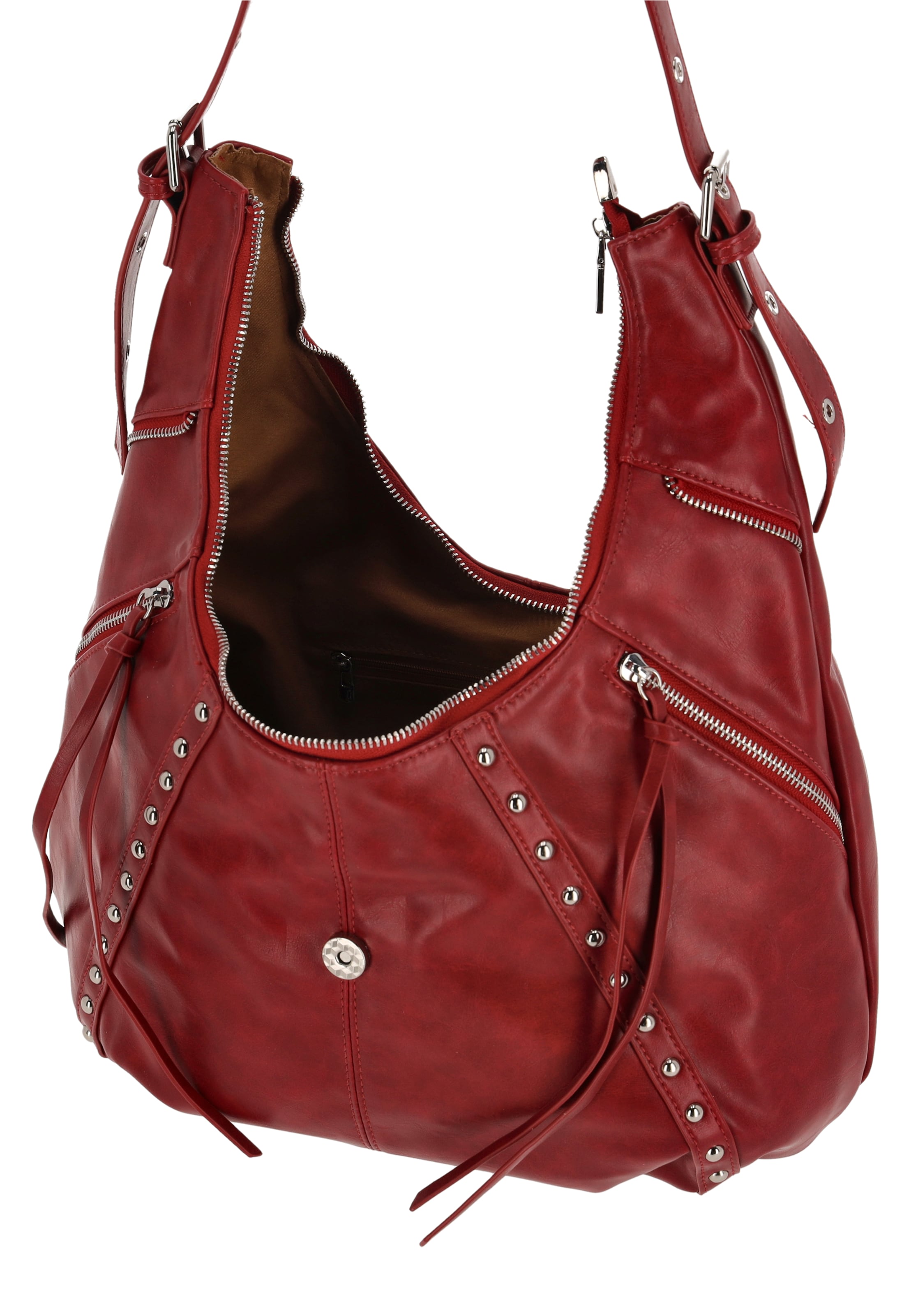 faina Schoudertas in Rood