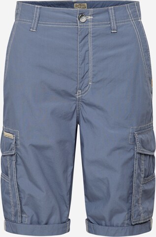 Regular Pantaloni cu buzunare de la CAMP DAVID pe albastru: față