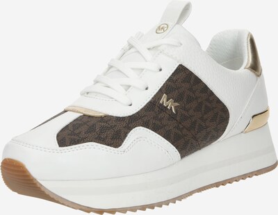 MICHAEL Michael Kors Sneakers low 'RAINA' i brun / gull / hvit, Produktvisning