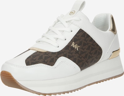 Sneaker low 'RAINA' MICHAEL Michael Kors pe maro / auriu / alb, Vizualizare produs