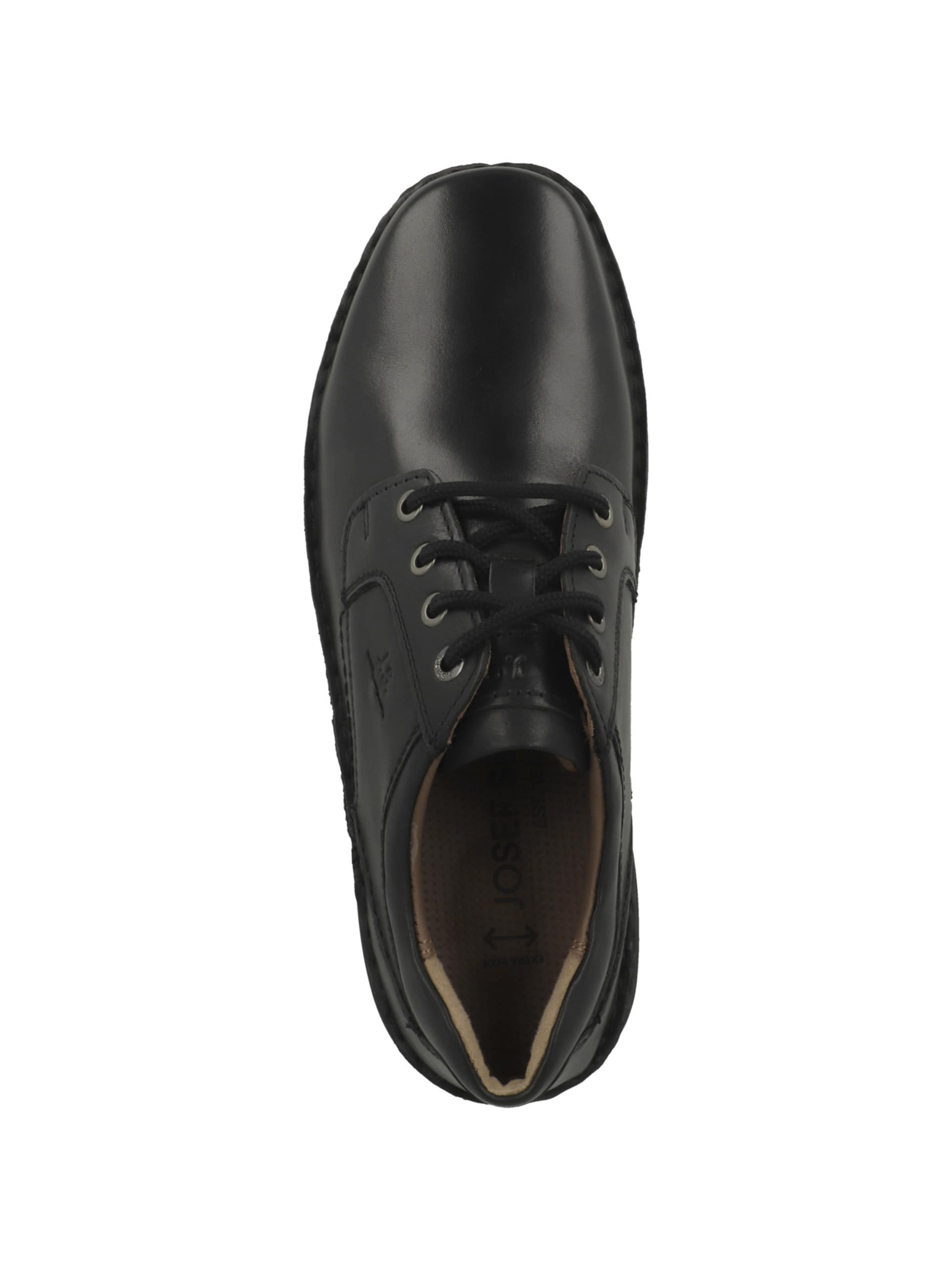 JOSEF SEIBEL Veterschoen 'New Anvers 06' in Zwart