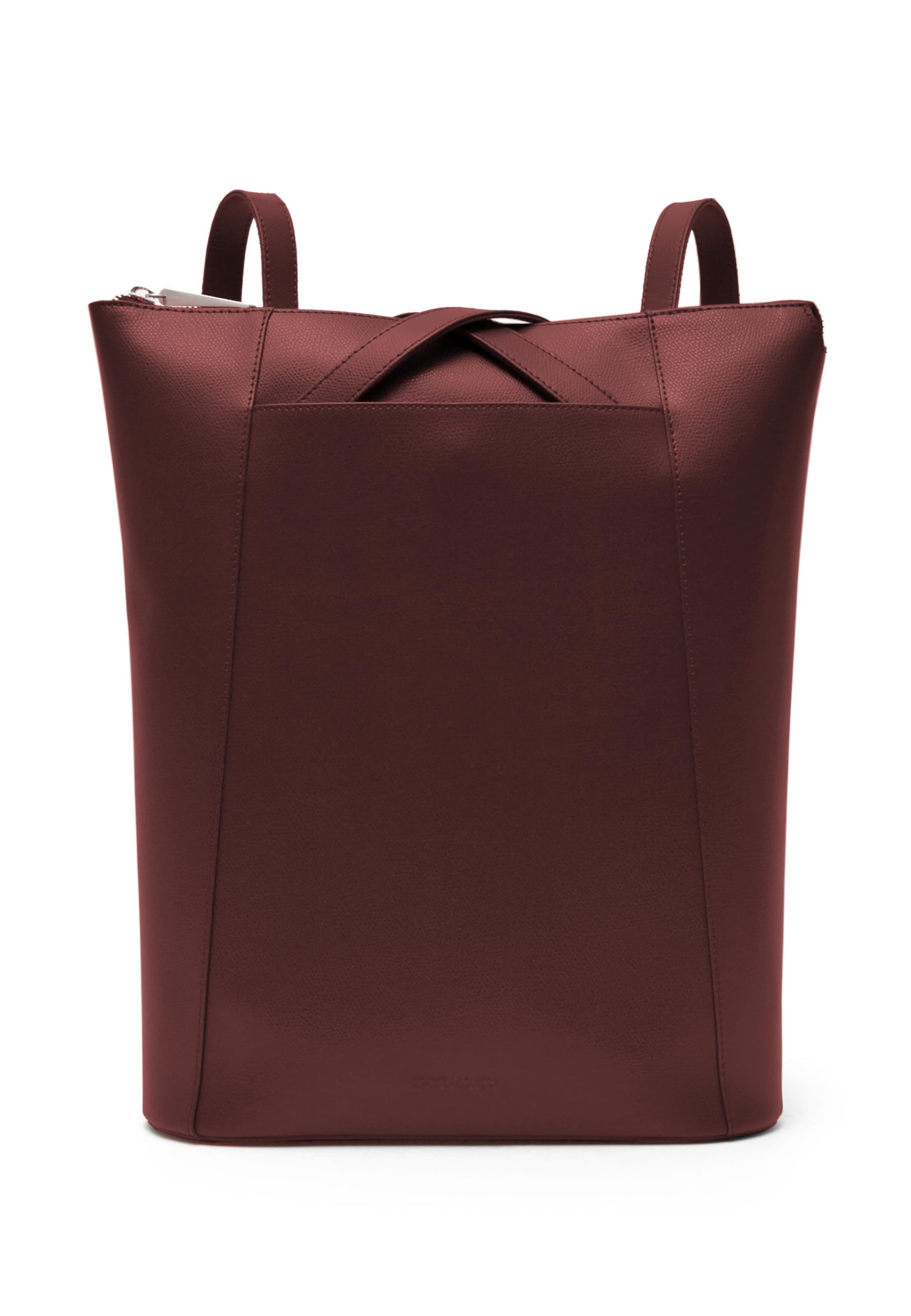 Gretchen Rucksack 'Crocus' in Rot: Vorderseite