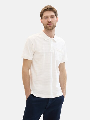 TOM TAILOR Shirt in Wit: voorkant