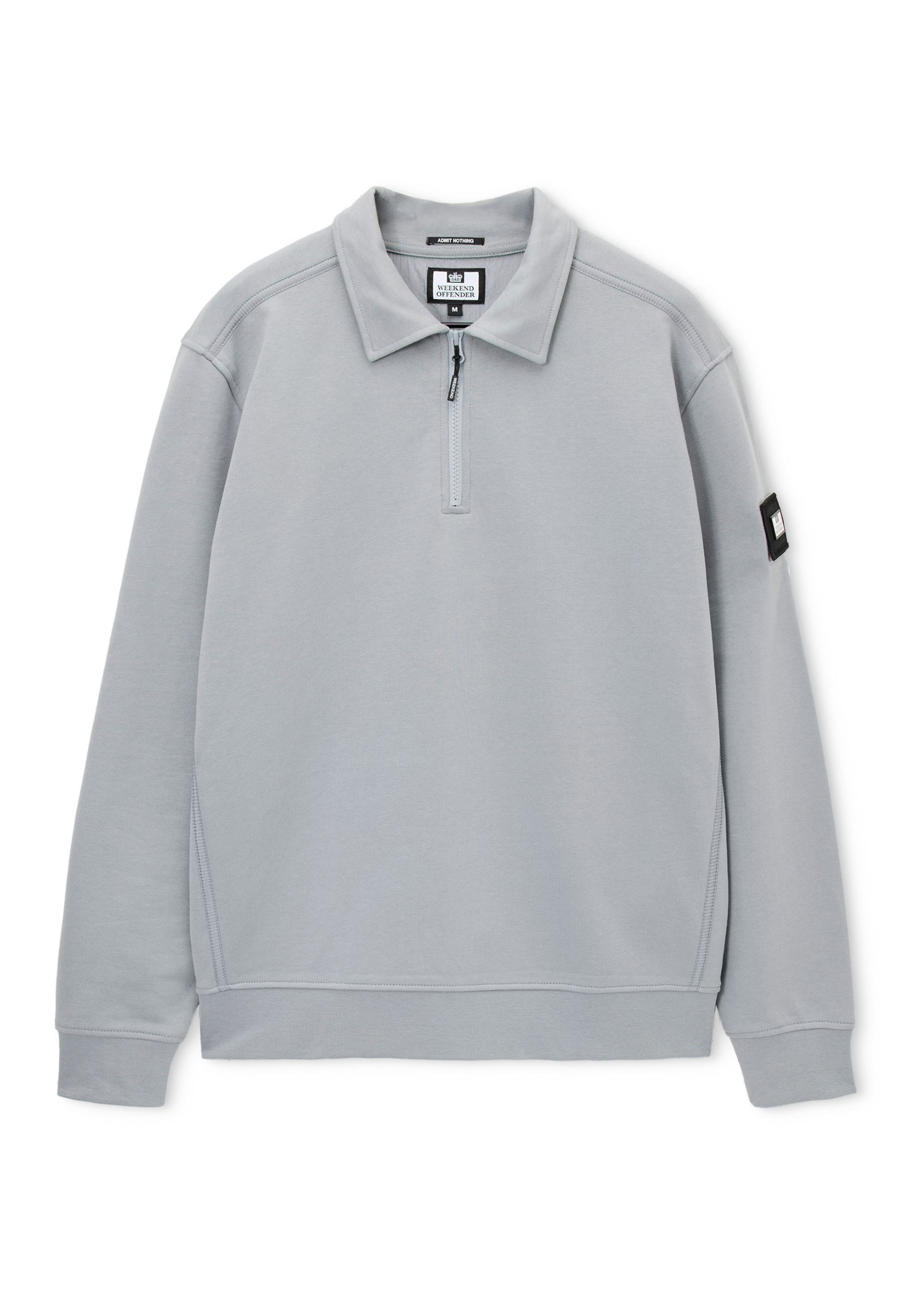 Weekend Offender Sweatshirt 'Sidi' in Grau: Vorderseite