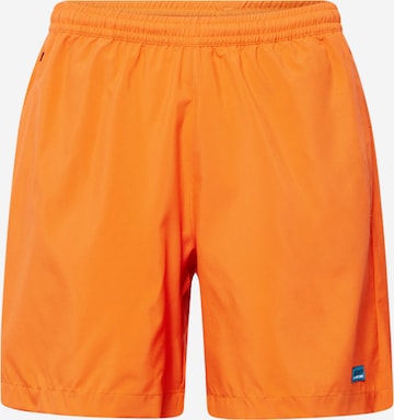 ADIDAS ORIGINALS Normalny krój Spodnie 'Adventure ' w kolorze pomarańczowy: przód