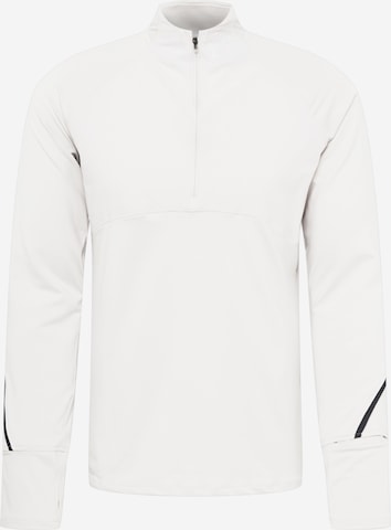 UNDER ARMOUR Functioneel shirt 'Qualifier' in Grijs: voorkant