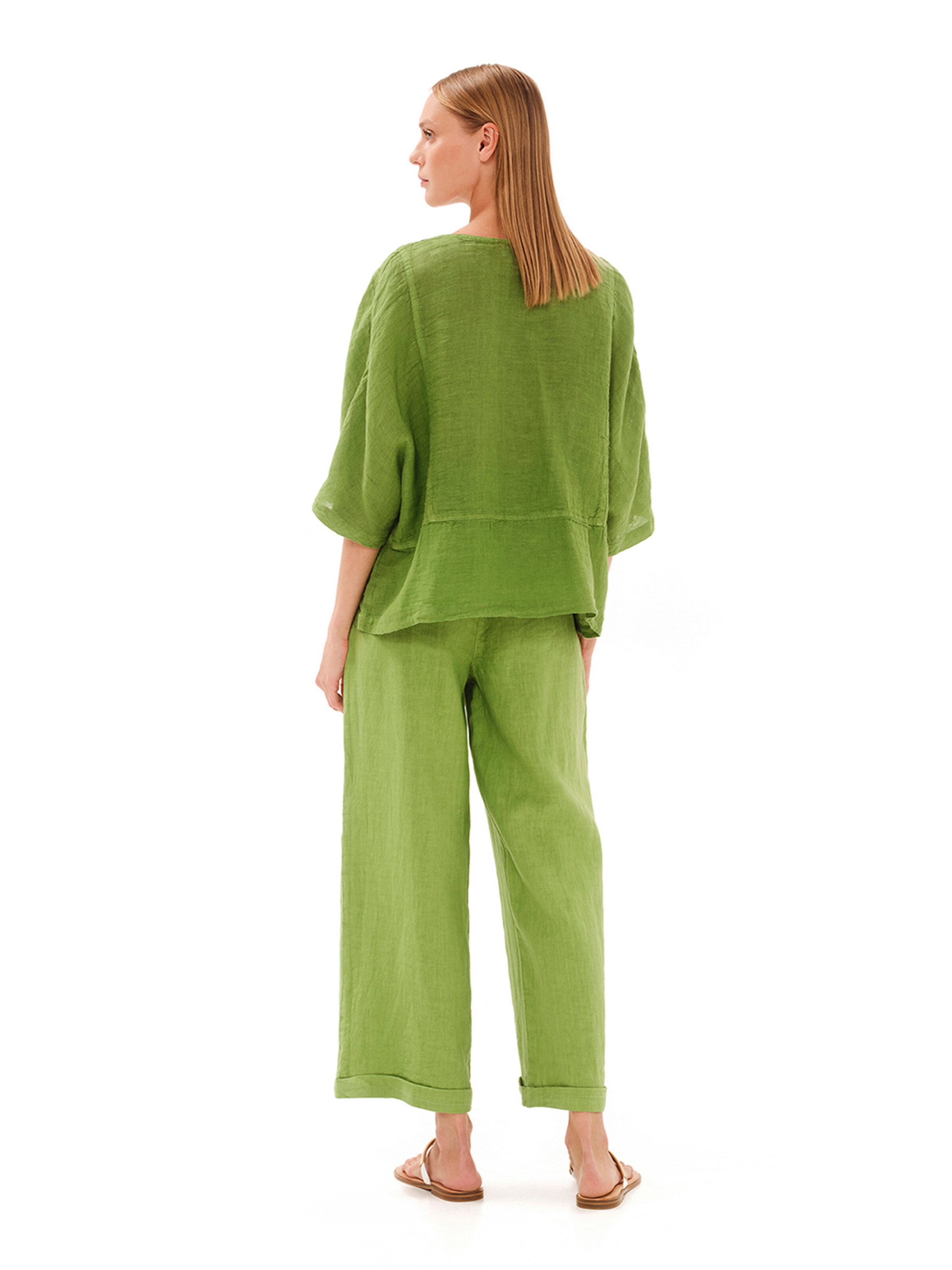 Haris Cotton Blouse 'Haris Cotton' in Groen