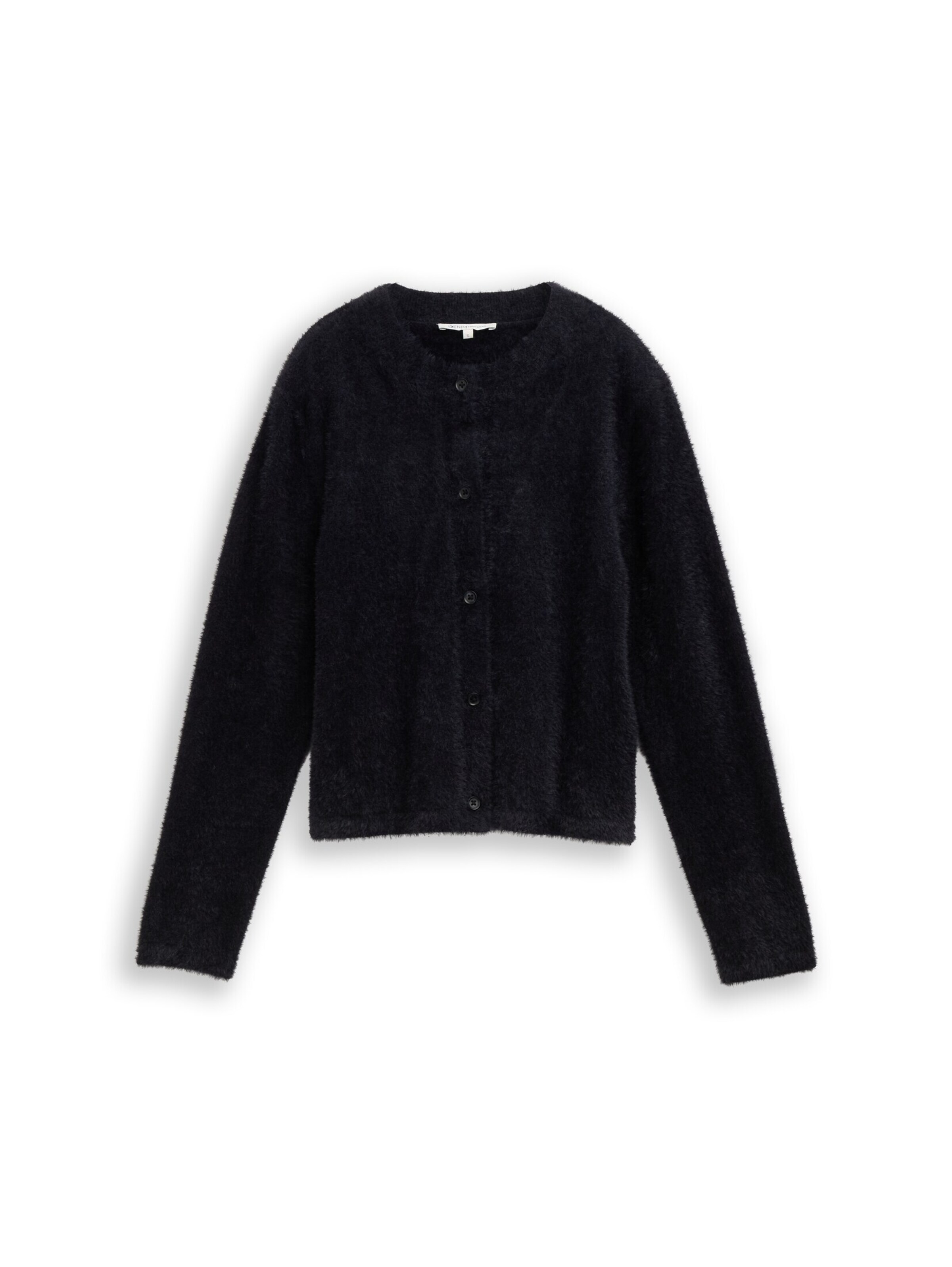 TOM TAILOR DENIM Pullover in Schwarz: Vorderseite