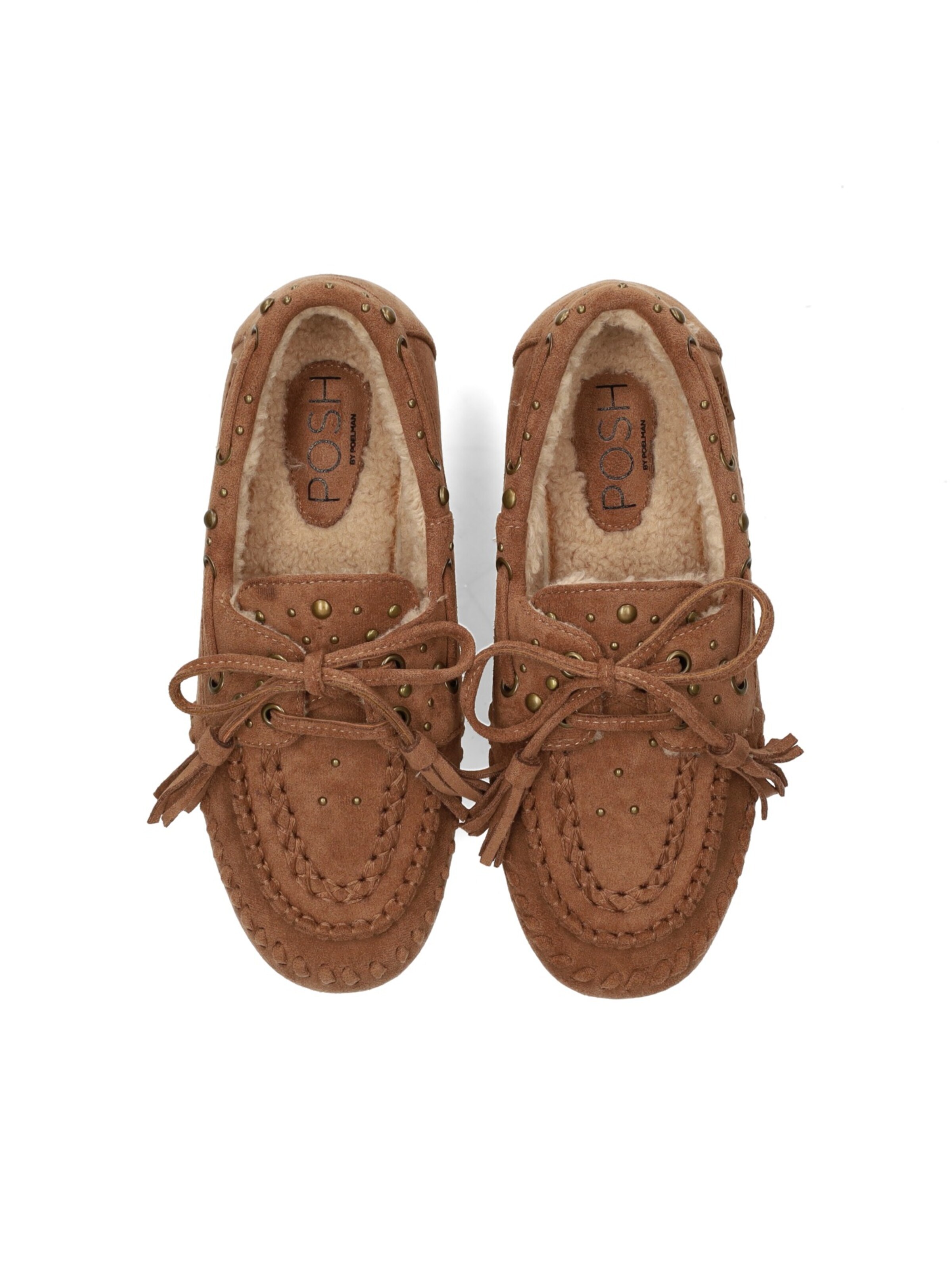 POSH by Poelman Mocassins ' MAE ' in Bruin