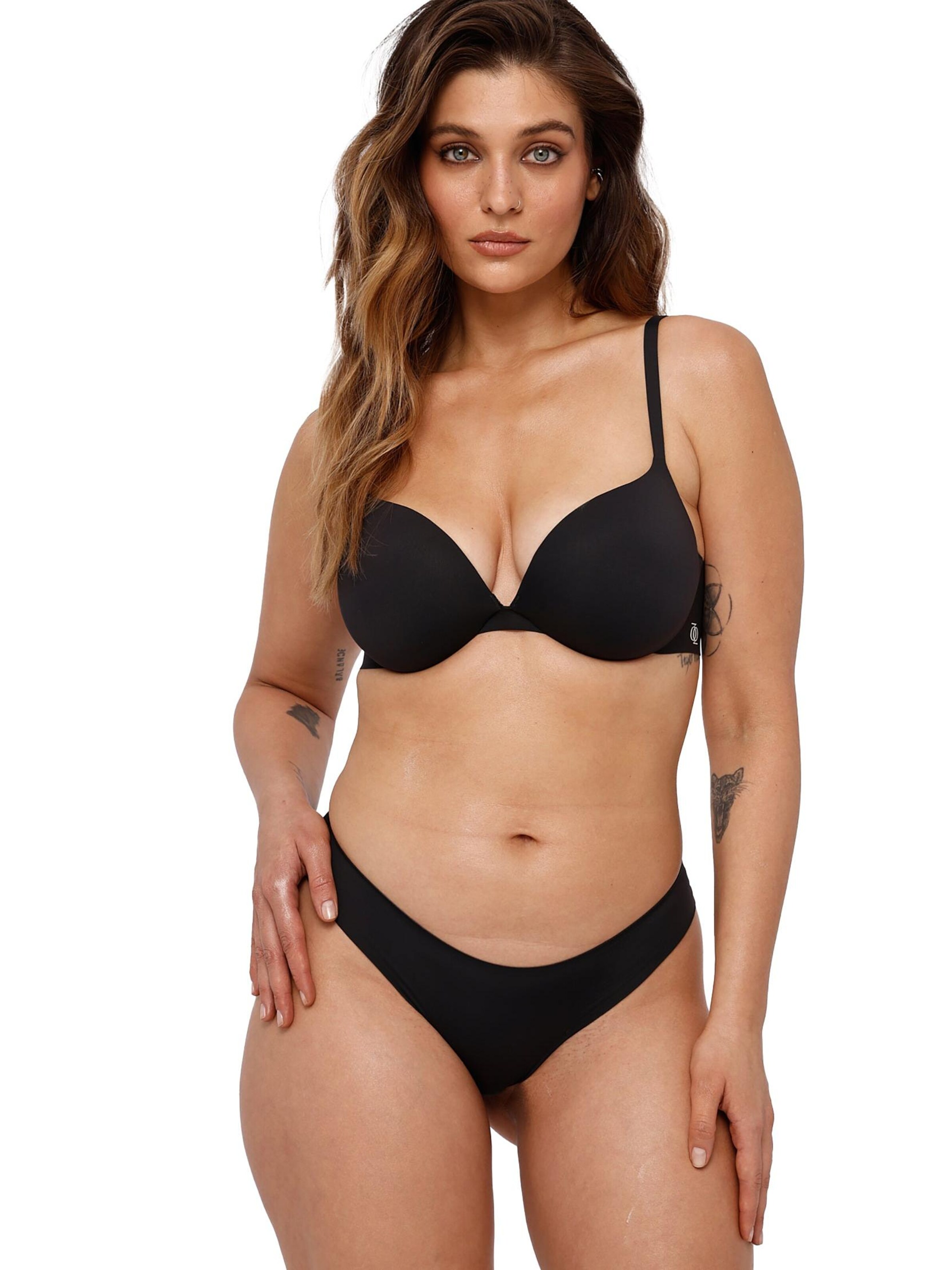 GOD SAVE QUEENS Push-up BH 'Second Skin Ultimate Push-Up Bra' in Grijs