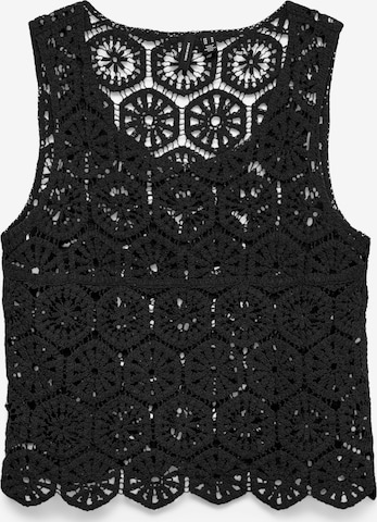 VERO MODA - Top de punto 'VMELSA' en negro: frente