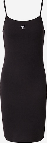 Calvin Klein Jeans Трикотажное платье в Черный: спереди