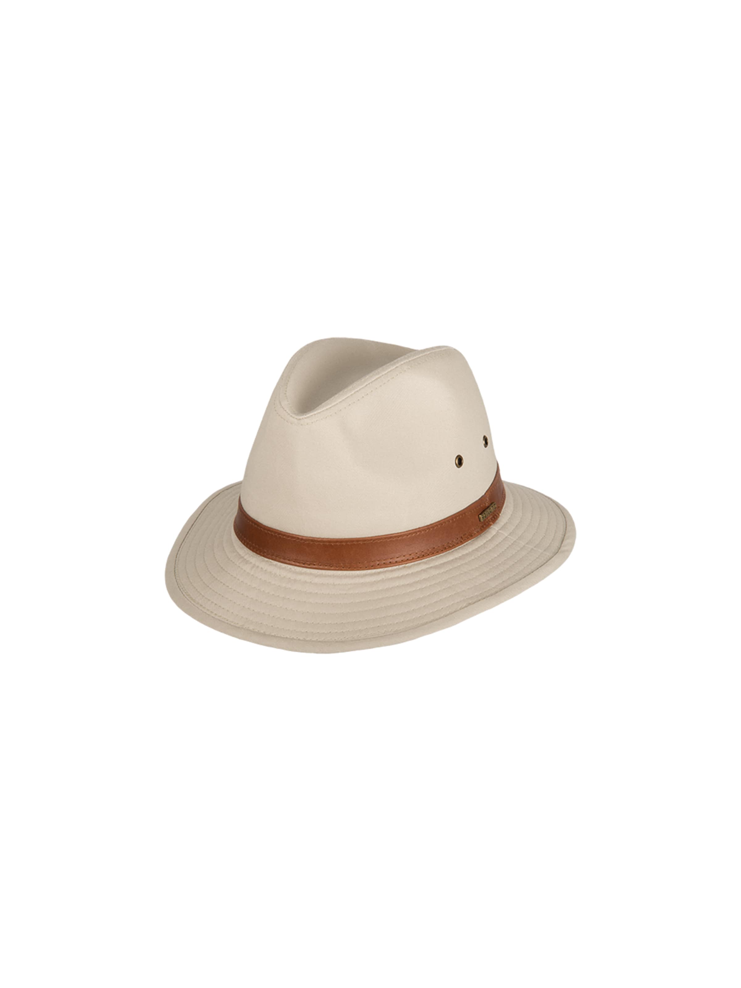 Hatland Hat 'Bushwalker' in White: front