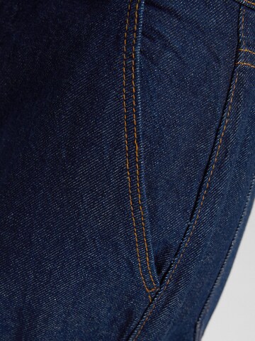 BershkaLoosefit Cargo traperice - plava boja