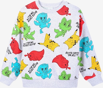 Pokémon Sweatshirt in Grau: Vorderseite