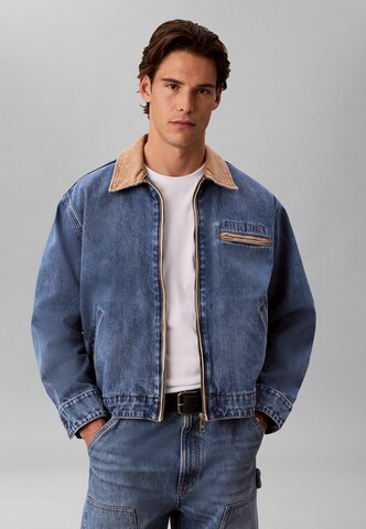Calvin Klein Jeans Jacke 'MAXWELL' in Blau: Vorderseite