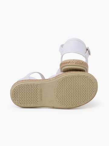 Sandales Pisamonas en blanc