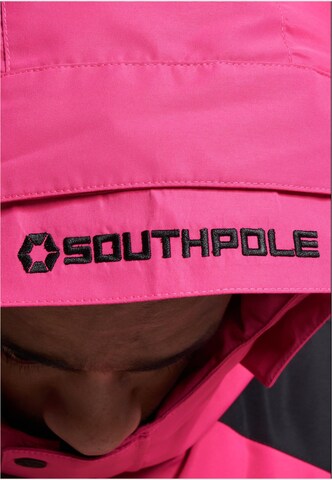 SOUTHPOLE Winter Jacket 'Storm Adventure 1.0' in Pink