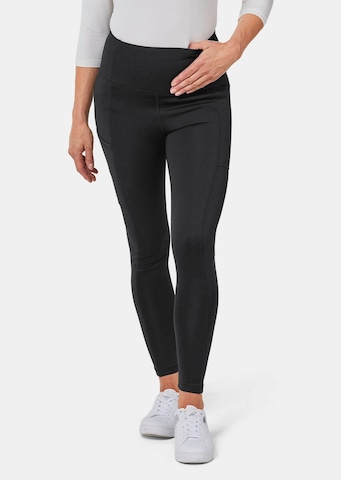 Goldner Skinny Leggings in Zwart: voorkant