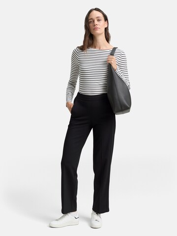 TOM TAILOR Regular Trousers 'TTMia' in Black