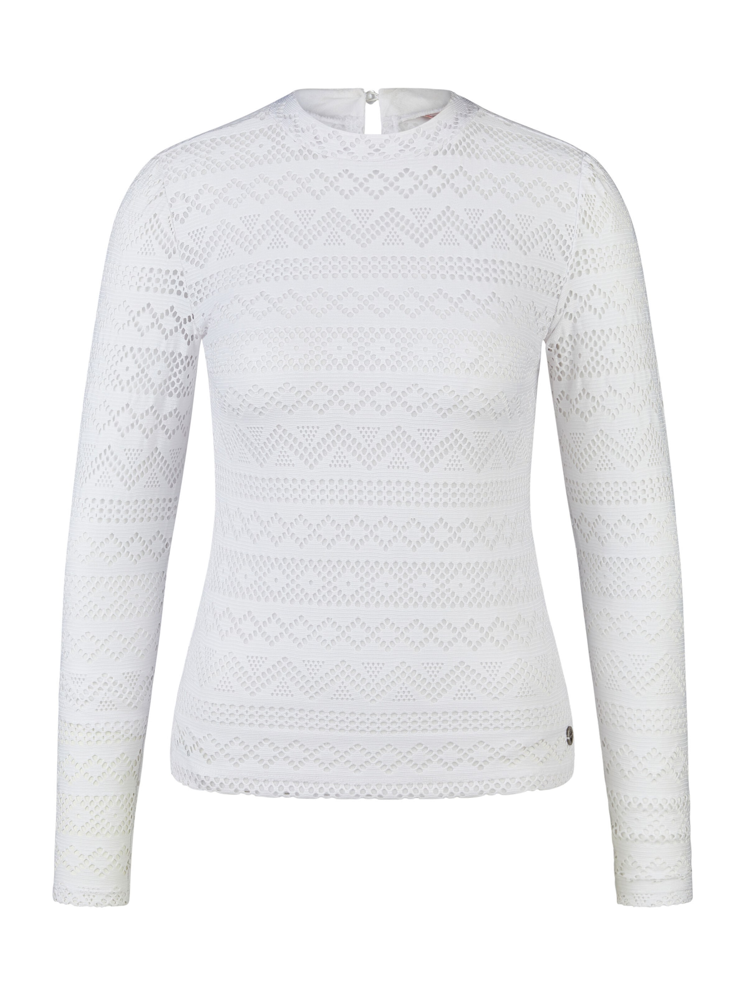 SPIETH & WENSKY Klederdracht blouse 'Harper' in Wit: voorkant