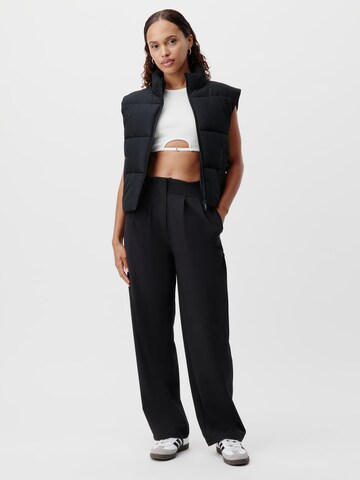 LeGer by Lena Gercke Loosefit Élére vasalt nadrágok 'Marla' - fekete